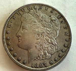 lot 13R image: 1897-S Morgan Silver Dollar Coin