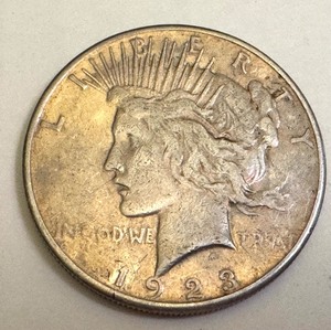 lot 29B image: 1923-S Peace Silver Dollar Coin