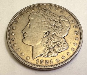lot 30R image: 1921 Morgan Silver Dollar Coin