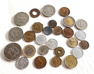 lot 36C image: Assorted Foreign Coin Collection with World and Vintage Pieces