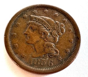 lot 40B image: 1856 Liberty Head Large Cent