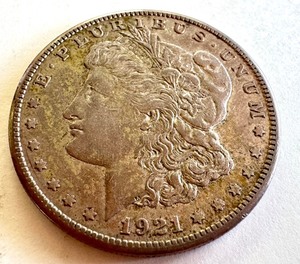 lot 49B image: 1921-S Morgan Silver Dollar Coin
