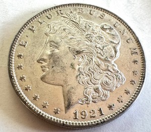 lot 53B image: 1921 Morgan Silver Dollar Coin