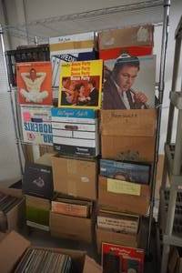 lot 50 image: 11 Boxes of Vintage Vinyl LPs By Assorted Artists
