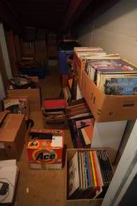 lot 56 image: Storage Room Filled With Vinyl LP Records From Various Artists