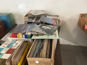 lot 46 image: 8 Boxes of Vintage Vinyl LPs By Assorted Artists