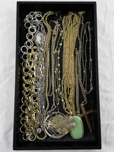lot 59 image: Assorted Mixed Metal Necklaces and Chains Collection