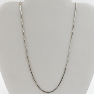lot 170 image: Sterling Silver 925 Chain Bracelet 24in 3.5g