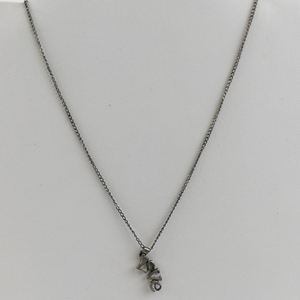 lot 172 image: Sterling Silver Love Pendant Necklace