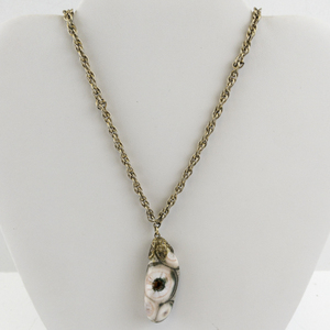 lot 191 image: Base Metal Chain Necklace with Nautical Shell Pendant