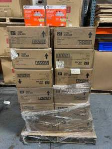 lot 16 image: COMMERCIAL ELECTRIC Lot of 33 Cases of- 2 Pack 5&6 in LED Color Changing Recessed Trim (4 two packs per case)