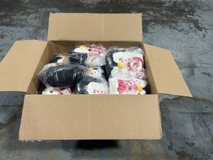 lot 22 image: WONDERSHOP Lot of 20- Penguin Hooded Blankets