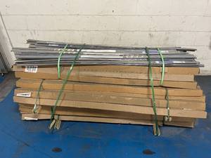 lot 24 image: PERFORMANCE ACCESSORIES Huge Lot of- Warm Stone 0.31 in. T x 2 in. W x 78.7 in. L Vinyl 4-in-1 Molding