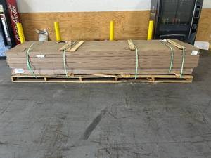 lot 25 image: CLOSETMAID Lot of 20 Cases of- SuperSlide 144 in. L x 16 in. D White Ventilated Wire Closet Shelves (6 shelves per case)
