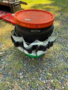 lot 37 image: Portable Tool Bucket with Organizer and Lid