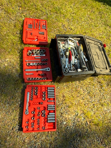 lot 38 image: Comprehensive Socket and Ratchet Tool Set with Toolbox