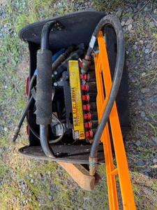 lot 42 image: Craftsman Tool Bag with SAE 12 Drive Socket Set and Assorted Tools