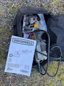 lot 43 image: Rockwell Mini Circular Saw with Manual and Bag