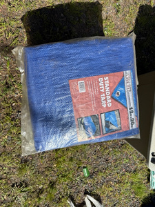 lot 52 image: Wel-Bilt 10x20 Ft Blue Standard Duty Tarp