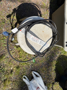 lot 61 image: Heavy Duty Outdoor Extension Cord with Clear Plug Ends