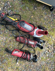 lot 123 image: Chicago Electric Power Tool Set with Hand Truck