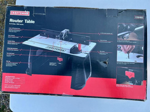 lot 158 image: Craftsman Router Table 9.5 Amp, 334 sq. in. Model #228160