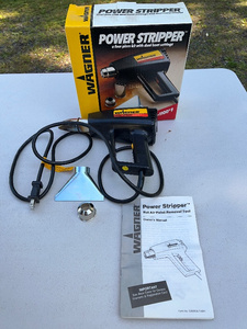 lot 162 image: Wagner Power Stripper Hot Air Paint Removal Tool with Nozzles & Manual