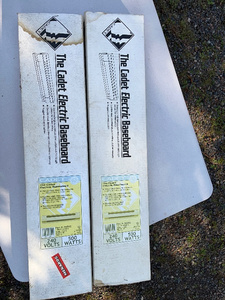 lot 173 image: Pair of Cadet Electric Baseboard Heaters 240V 500W