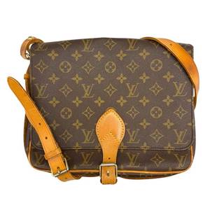 lot 10C image: Louis Vuitton Monogram Cartouchiere MM Messenger Bag Pre-Owned Retail $1,400