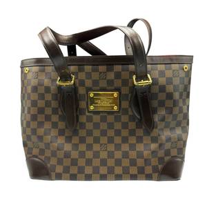 lot 0C image: Louis Vuitton Damier Ebene Hampstead PM Tote Pre-Owned Retail $1,250