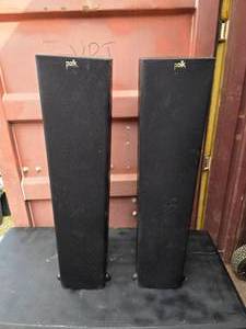 lot 34 image: 2 Model TSx330T Black POLK Speakers