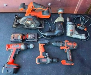lot 42 image: Black  decker power tools