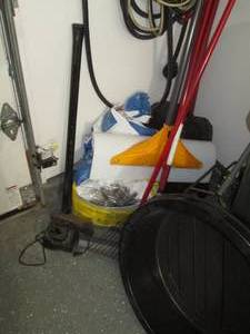 lot 89 image: Corner of garage to include vla vin...