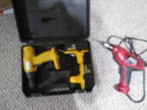 lot 99 image: Dewalt case containing (2) Dewalt 1...