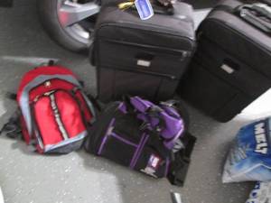 lot 104 image: Lot of luggage and bags...