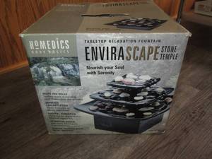 lot 49 image: Homedics EnviraScape Stone temple t...