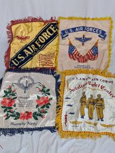 lot 38 image: Collection of U.S. Air Forces Commemorative Pillow Covers
