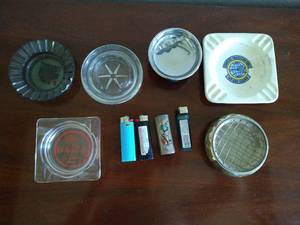 lot 26 image: Lighters & Ashtrays