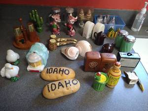 lot 37 image: Salt & Pepper Shaker Lot - Some Unique Ones