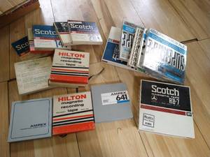 lot 94 image: Large Lot of Audio Reels - Unknown Content