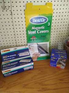 lot 199 image: Magnetic Vent Covers, Deflectors & Dryer Vent Duct