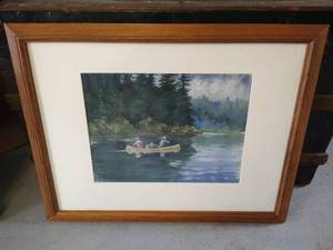 lot 217 image: Original Watercolor Painting by Vern Erickson