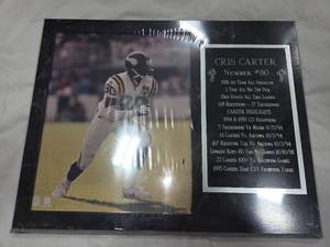 lot 204 image: Cris Carter Plaque