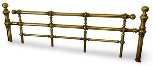 Vintage Drexel Wood Painted Brass/Gold Colored Headboard