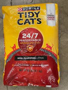 lot 31 image: Purina Tidy Cats 247 Performance Non-Clumping Litter 40 lb Bag