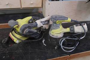 lot 27 image: Ryobi Electric Sanders