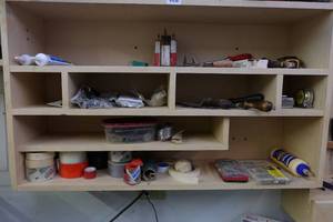 lot 36 image: Assorted Hardware - Tape, Glue, Tools