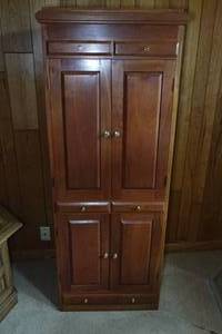 lot 321 image: Wood Armoire