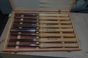 lot 73 image: Benjamins Best Wood Lathe Chisel Set