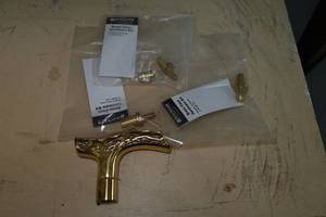 lot 78 image: Brass Cane HardwareHandle Kits